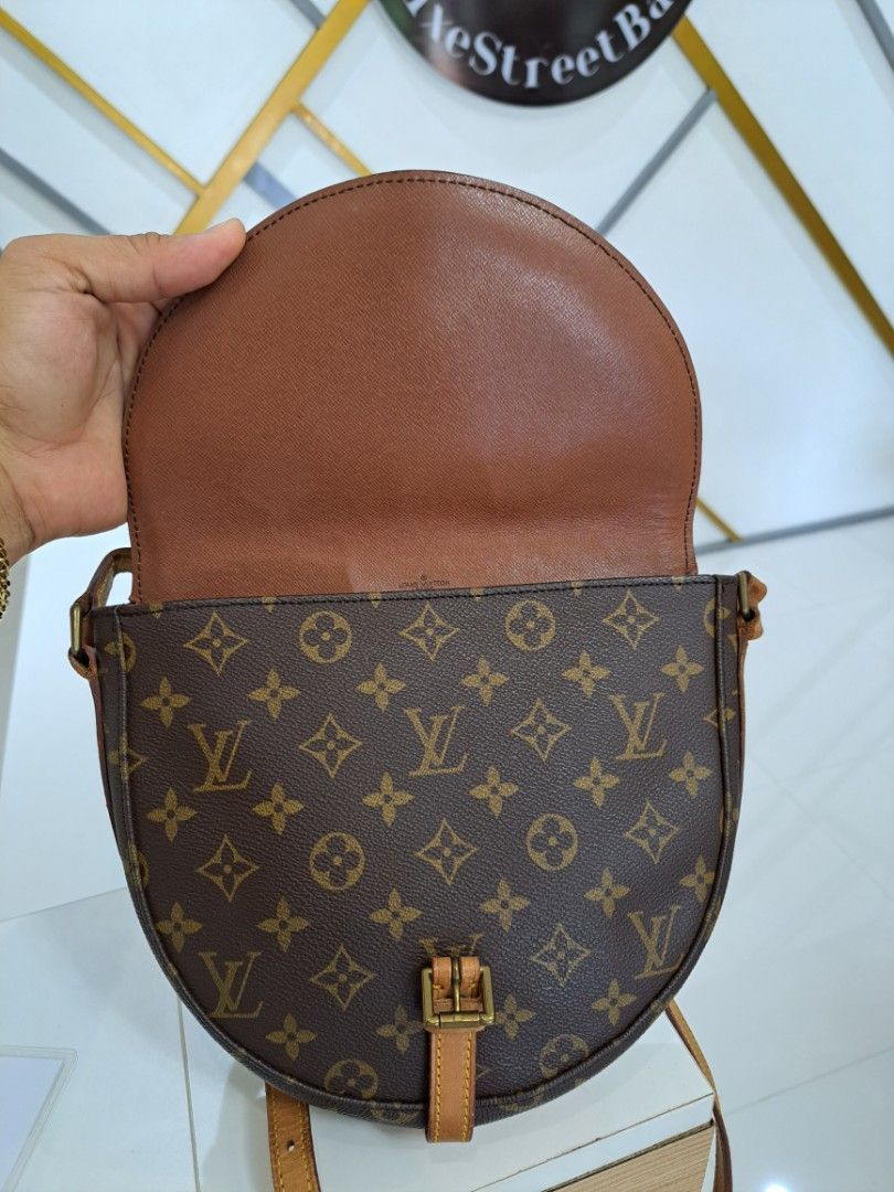 Louis Vuitton Chantilly MM Monogram Canvas Brown Leather ref