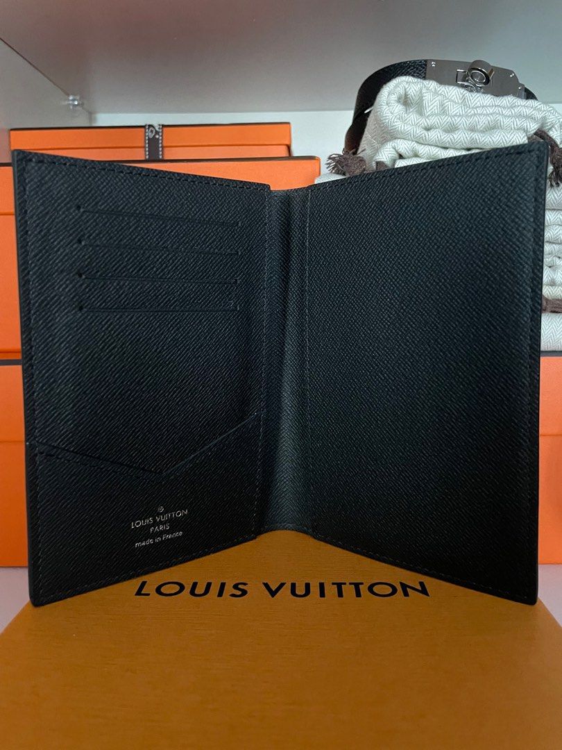 Louis Vuitton Passport Cover and Card/Coin Wallet in Monogram Eclipse,  Luxury, Bags & Wallets on Carousell