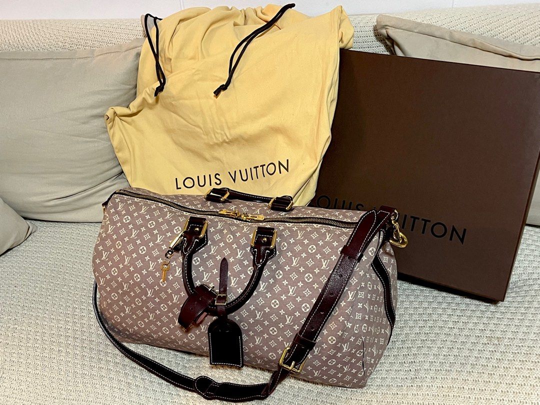 Louis Vuitton Neverfull MM Sepia Bordeaux Mini Lin Idylle Tote Bag