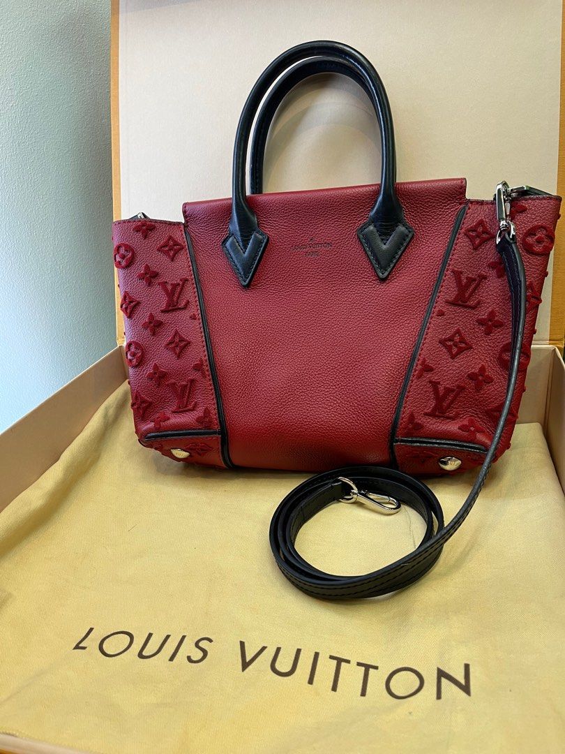 Louis Vuitton Veau Cachemire W BB Tote Red