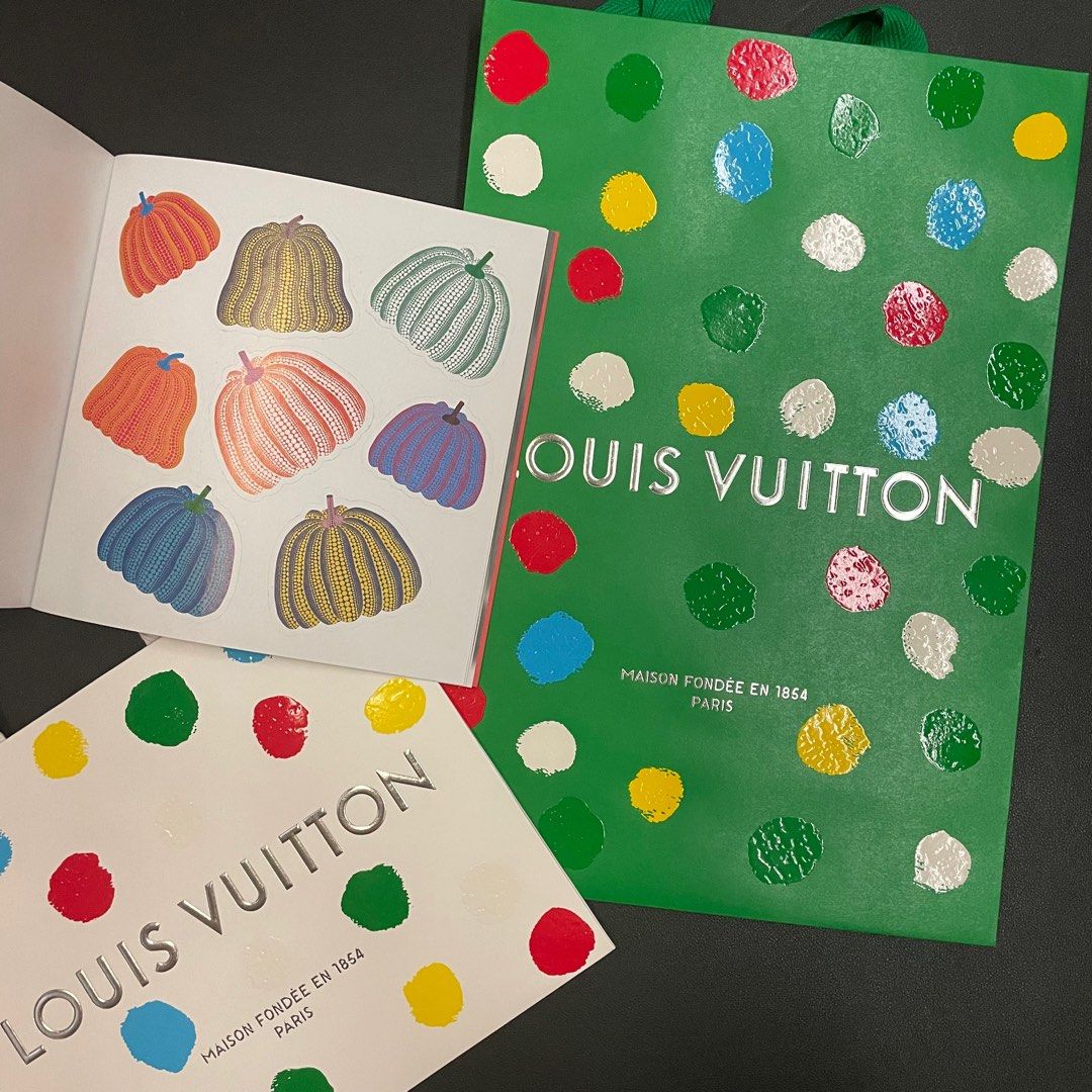 Louis Vuitton x Yayoi Kusama (paperbag & stickers), Hobbies & Toys