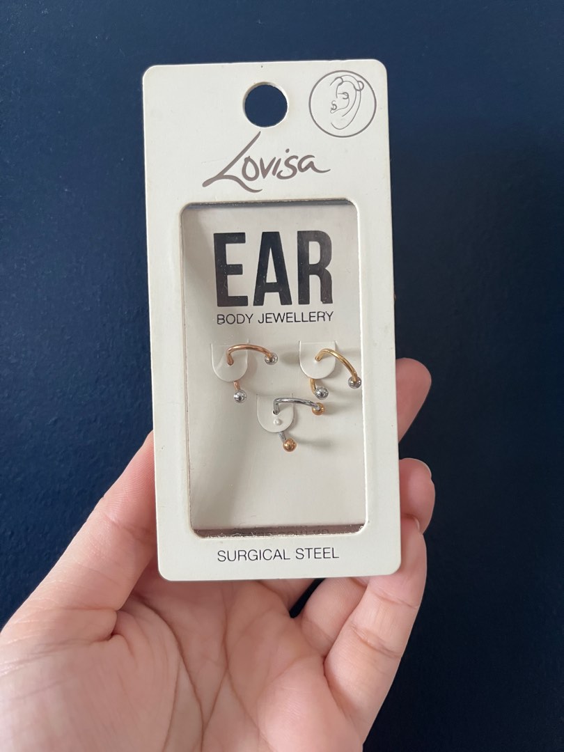 Lovisa Ear Cuffs, Women's Fashion, Jewelry & Organisers, Earrings on Carousell