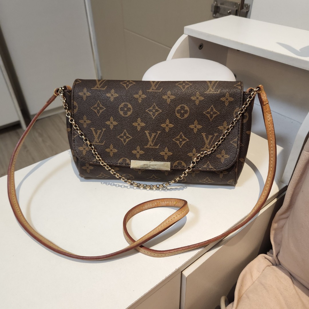 LV Favourite MM Women Sling Bag, Women's Fashion, Bags & Wallets,  Cross-body Bags on Carousell