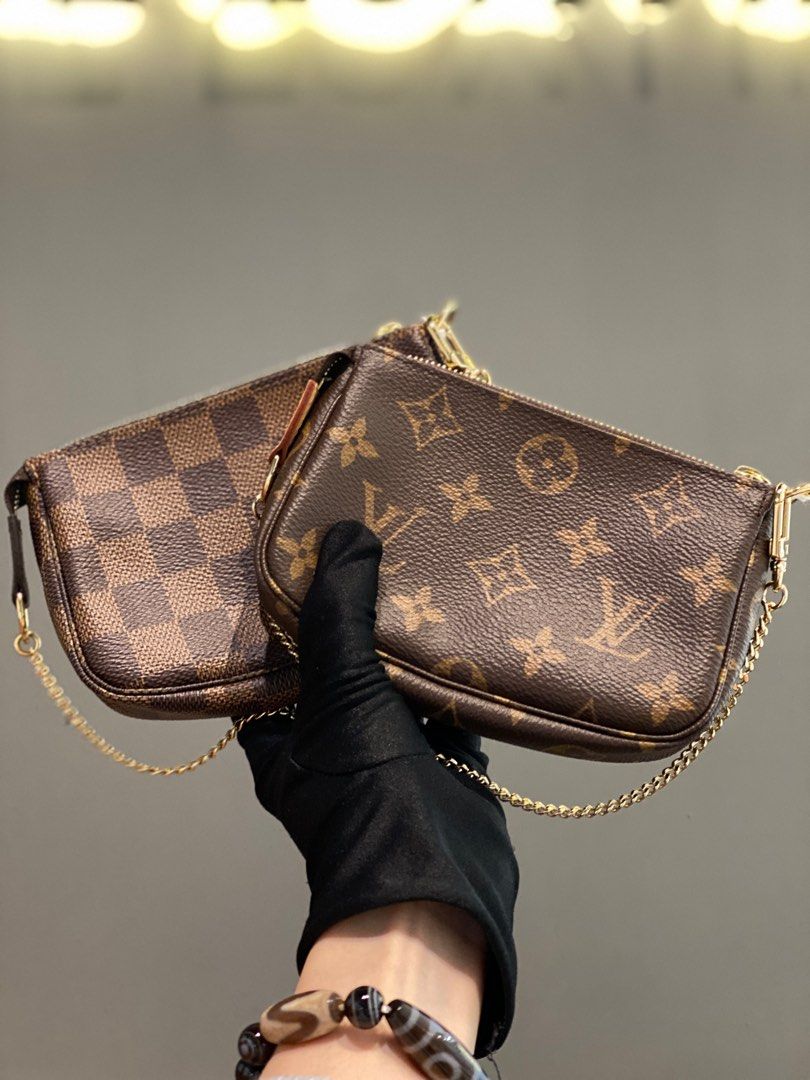 Louis Vuitton, Bags, Authentic Mini Pochette Damier Ebene