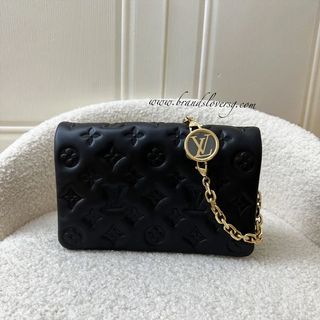 LV PALLAS CHAIN SHOULDER BAG FULL LEATHER, Luxury, Bags & Wallets on  Carousell