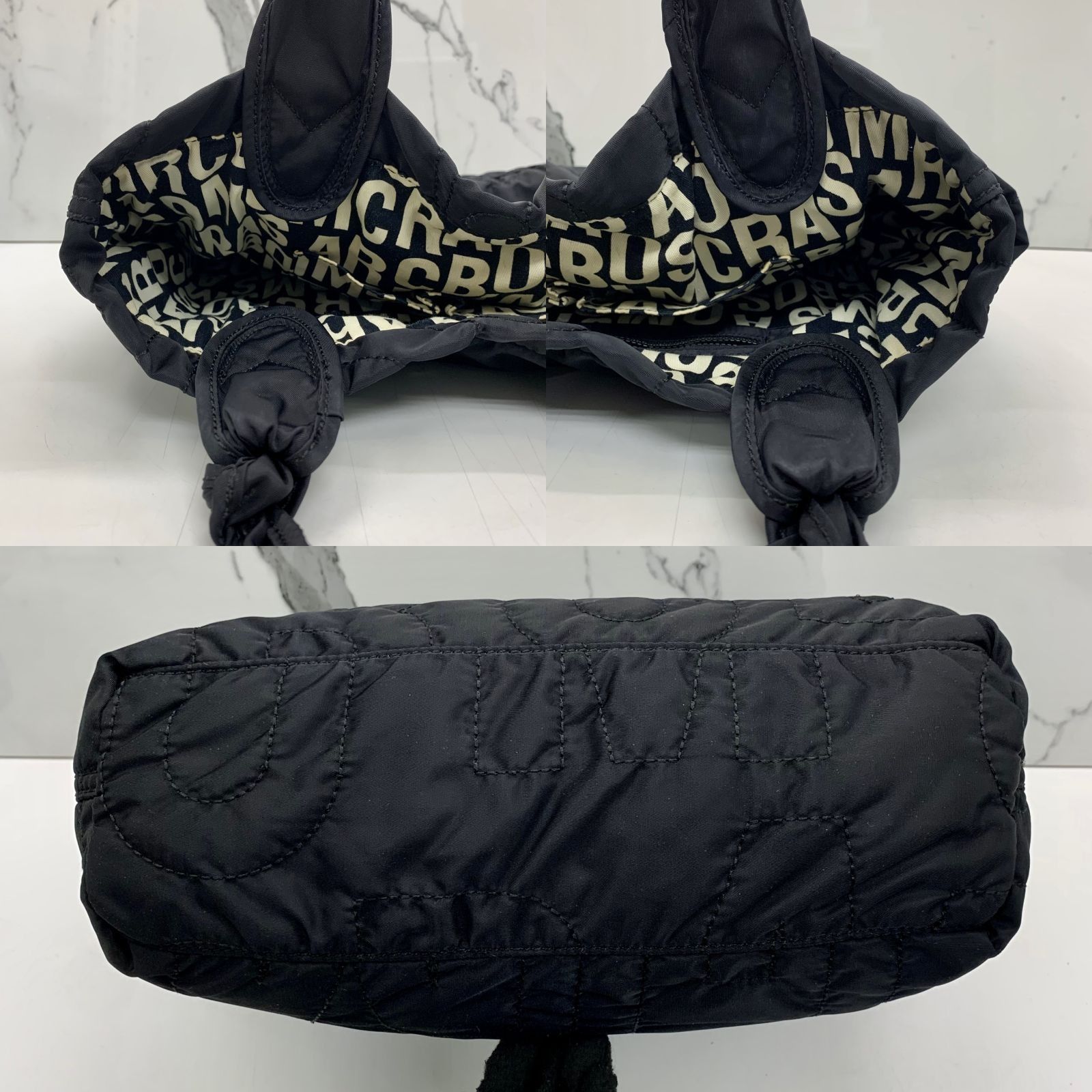 Marc jacobs black nylon outlet tote