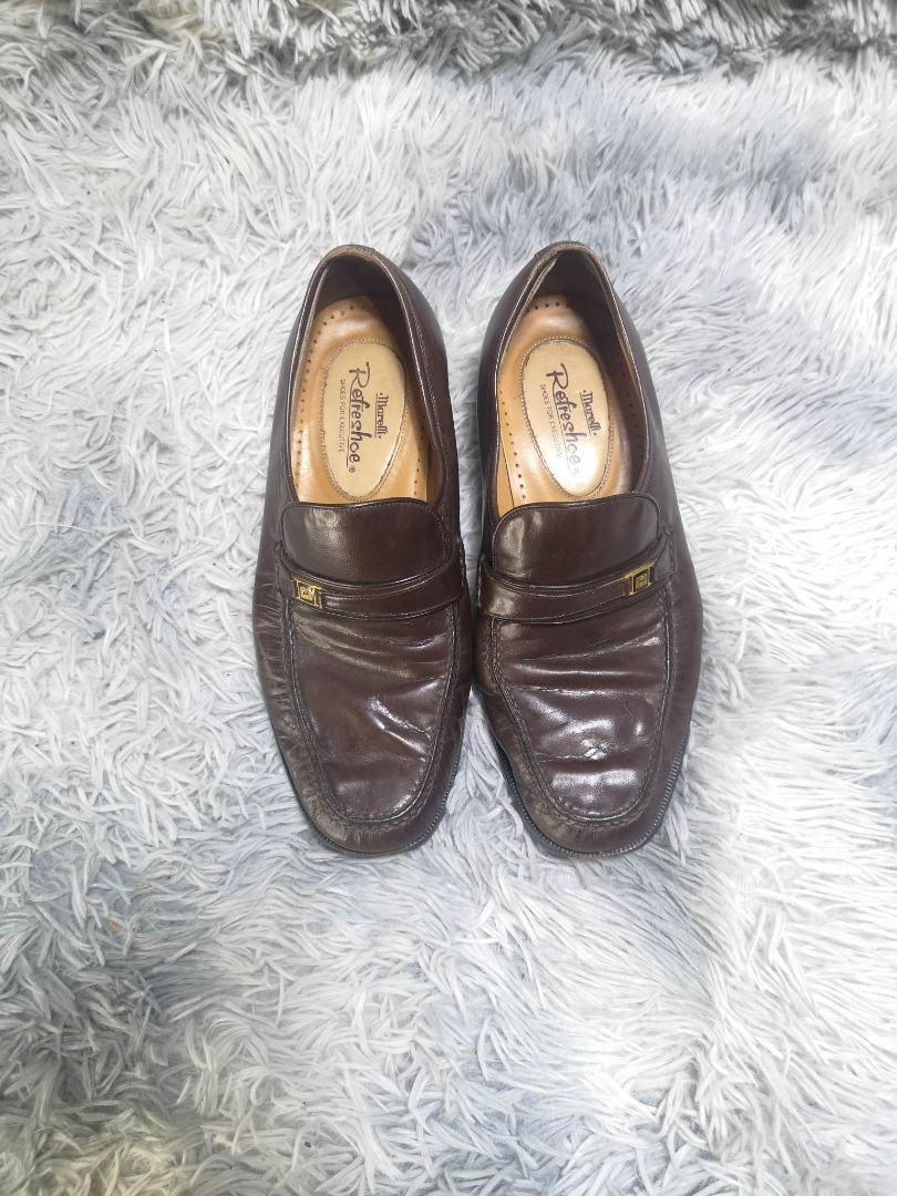 Marelfi Refreshoes Brown Leather Shoes on Carousell