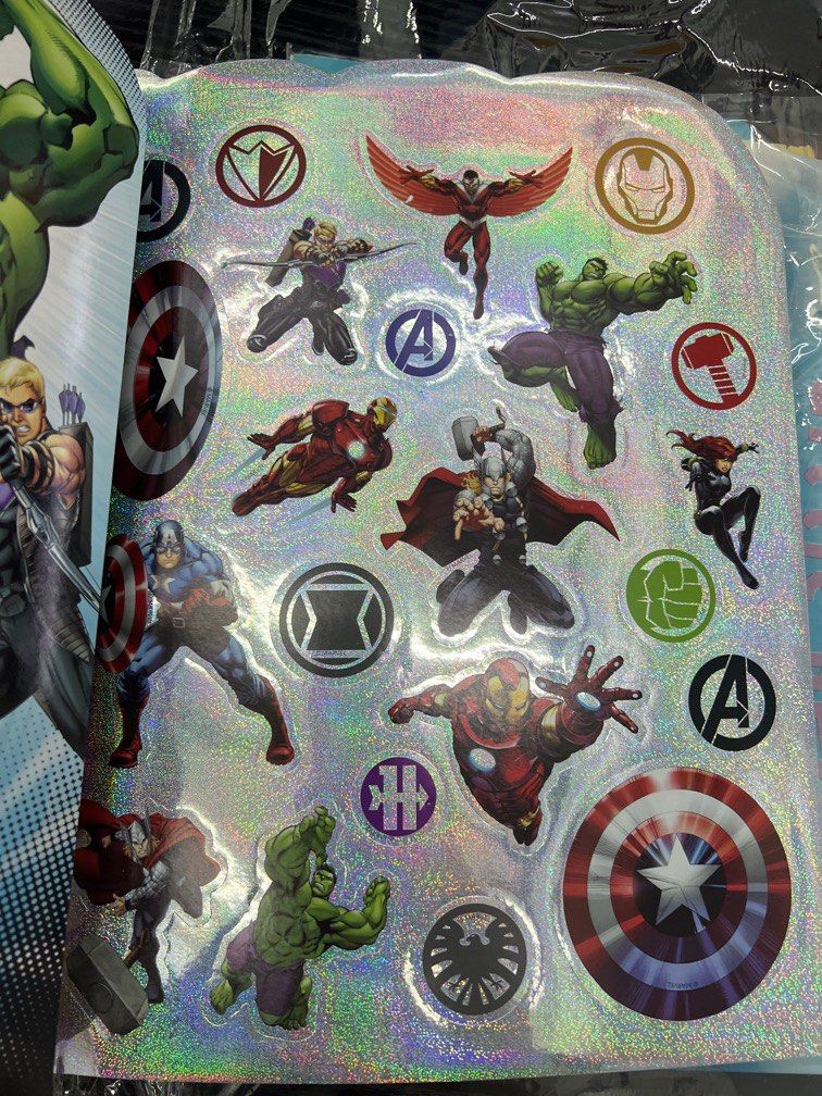 Marvel avengers assemble sticker treasury sticker book activity book