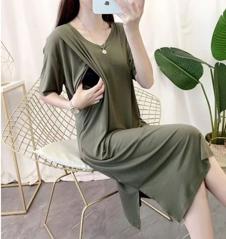 Maternity dress nursing dress MATERNITY EXPRESS A20 Women s