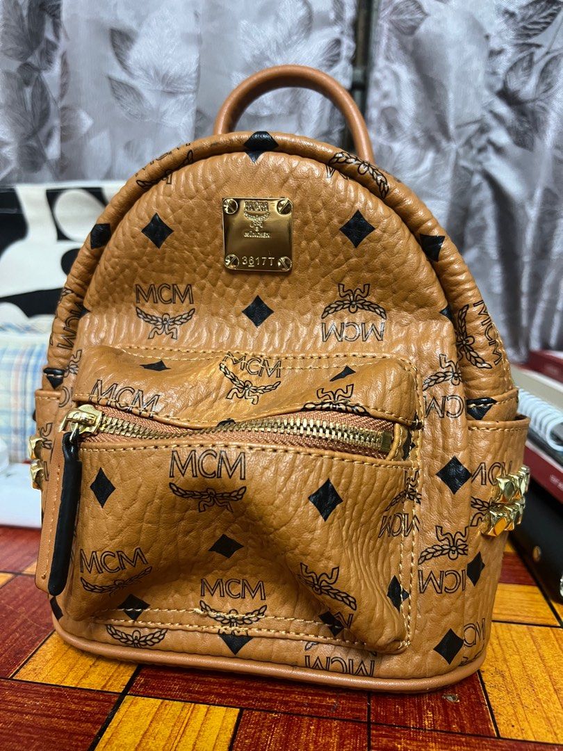 Clearance MCM mini bagpack Women s Fashion Bags Wallets