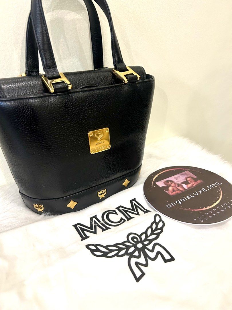 MCM Mini Tote Leather Bag (Category: Luxury Bags & Wallets) located in Pasig City. Submitted by angelsluxe.mnl (Listing ID 1244573304, Image 2). Description: ⭐️Money Back Guaranteed Authentic ⭐️with orig dust bag ⭐️Less ₱500 for cash payment ⭐️Open for one month lay away ⭐️Actual video available upon request of serious buyers..