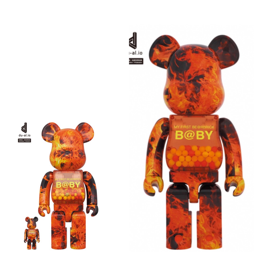 MY FIRST BE@RBRICK B@BY FLAME 1000%