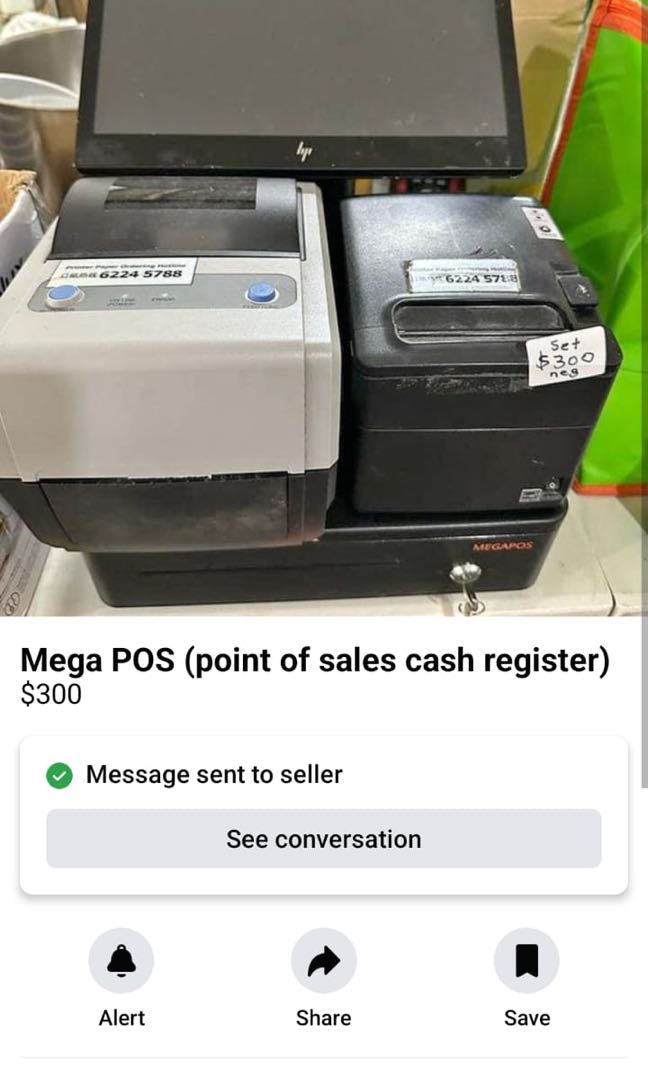 Mega POS and printers set for sale, Computers & Tech, Office & Business