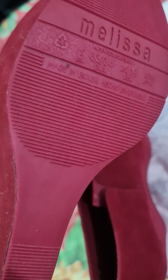 Melissa Red Pumps Wedges Boots On Carousell