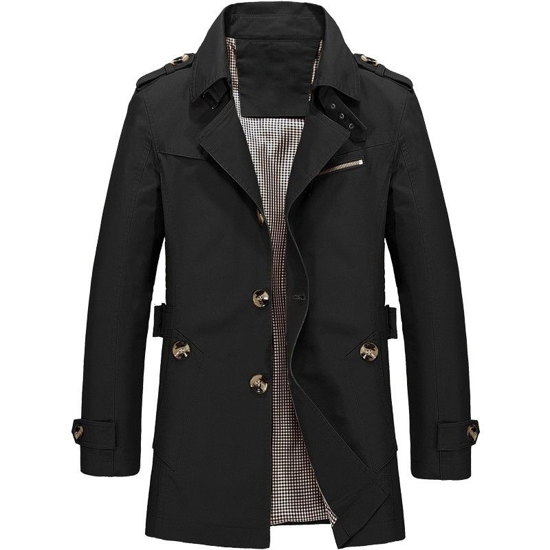 Mens 5xl clearance trench coat