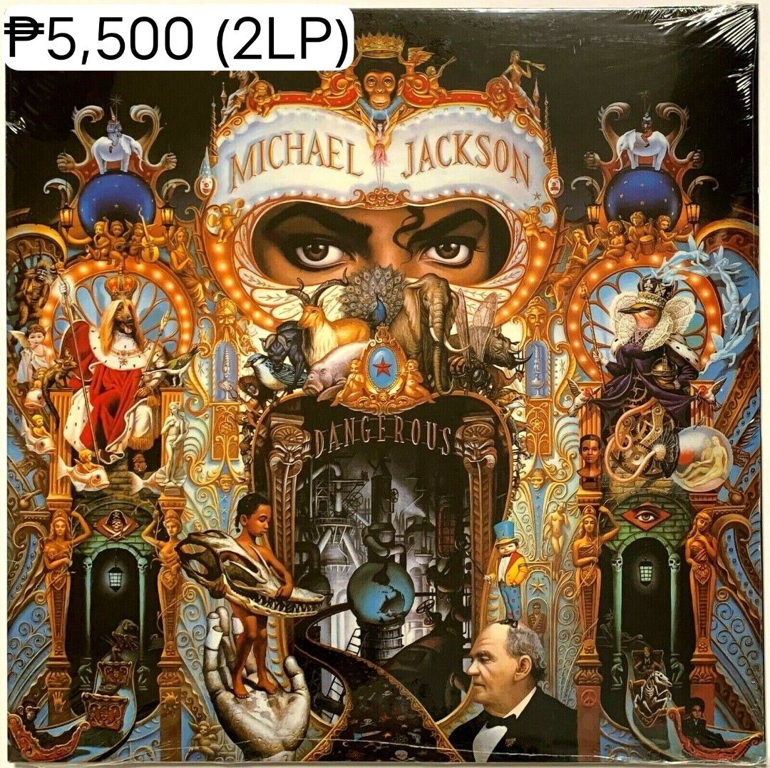 Michael Jackson Dangerous vinyl record variation (Category: Vinyls) located in Manila. Submitted by ramonrobin.cruz (Listing ID 1244507534, Image 3). Description: Dangerous (Picture disc) = ₱5,500 Dangerous (2LP) = ₱5,500 all brand new sealed made in E.U..
