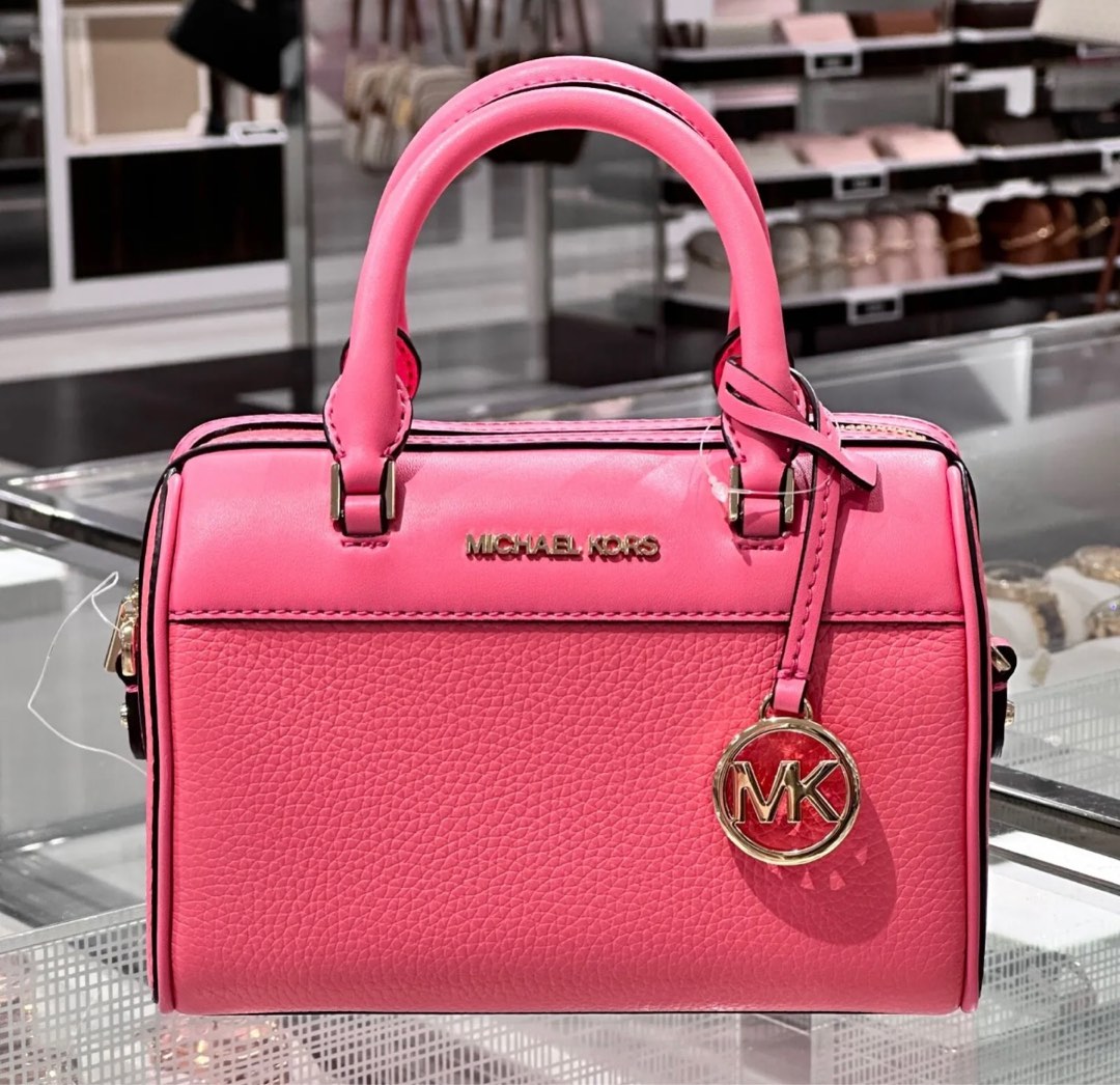 Michael kors duffle bag pink new arrivals