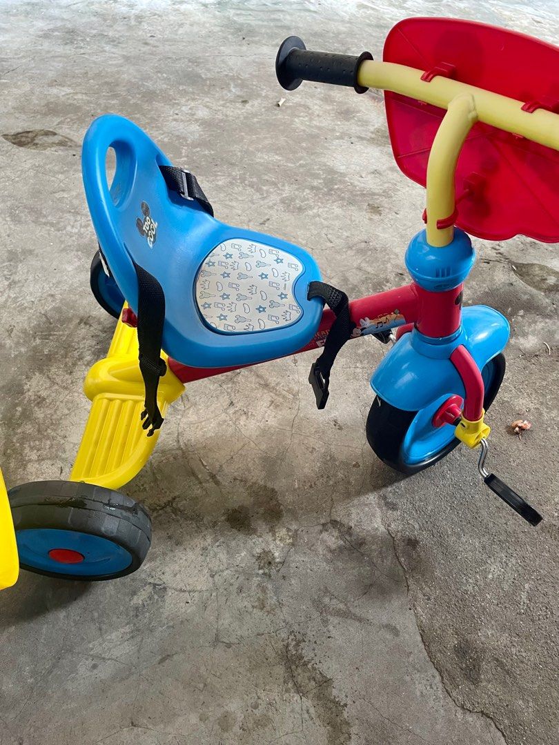 Mickey Mouse Toddler Bike with Free kiddie table & chair on Carousell
