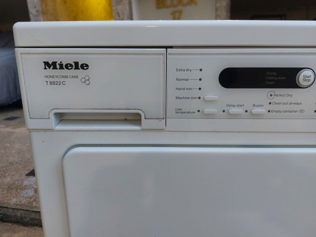包送+安裝🏠Miele 7kg 冷凝式乾衣機(T8822C)👑德國製造👑, 家庭