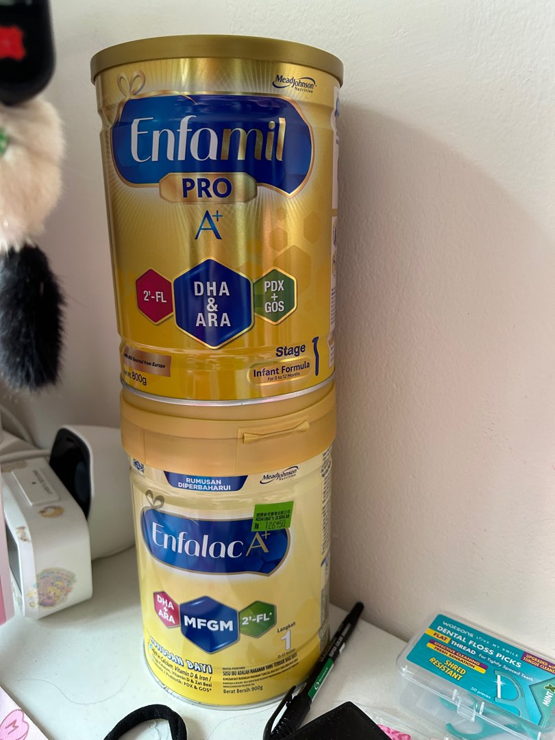 Milk powder and diapers for free come self collect, Babies & Kids