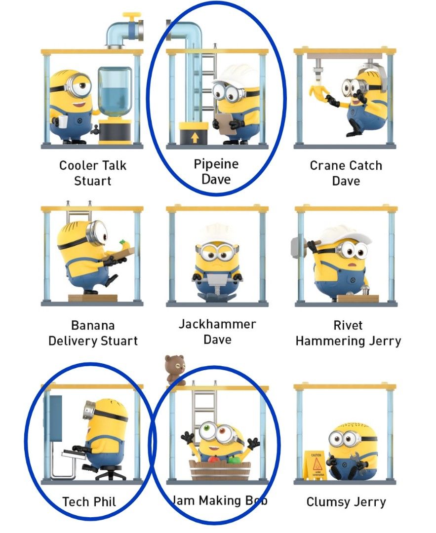 Minions At Work Series, Hobbies & Toys, Toys & Games on Carousell