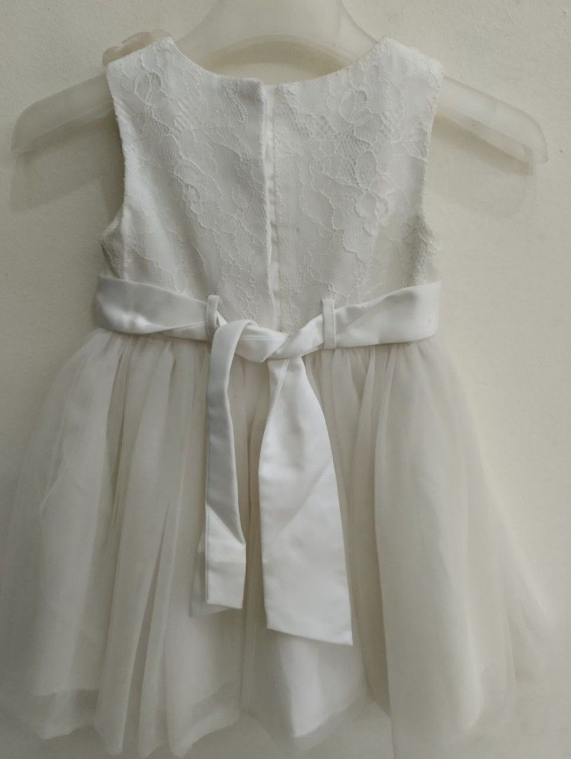 Monsoon baby shop white dress