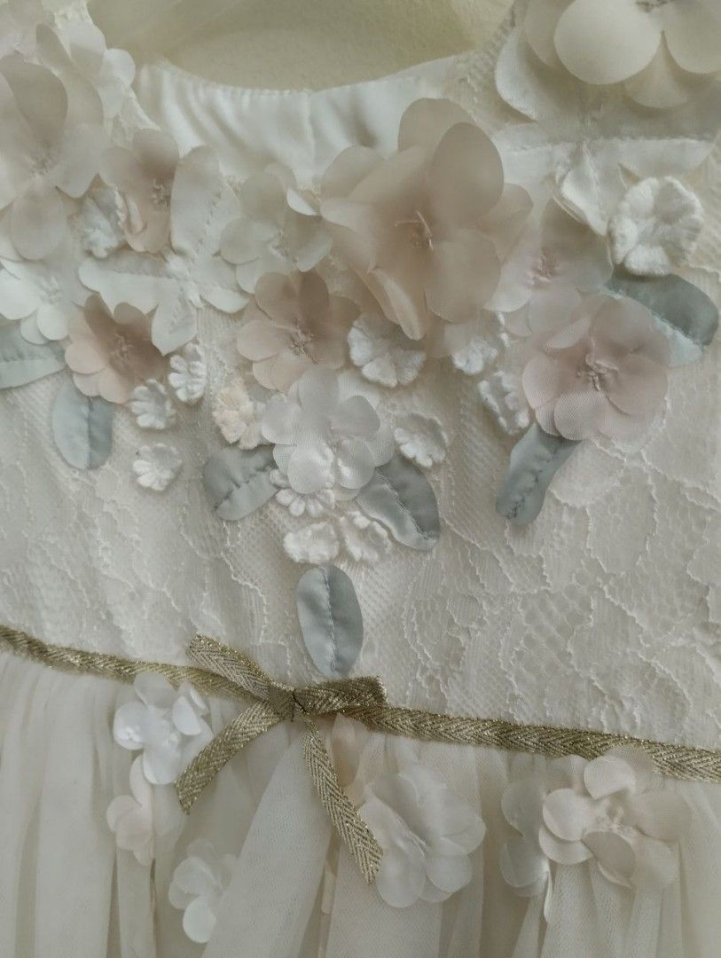 Monsoon baby white sales dress