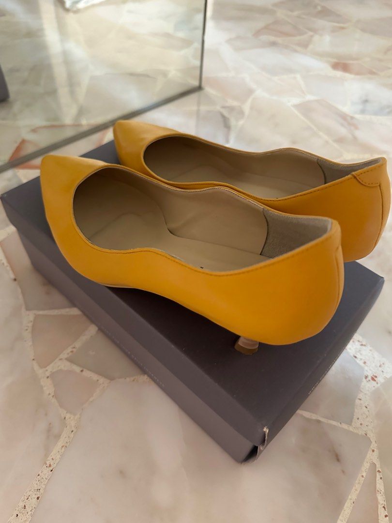 Mustard store low heels
