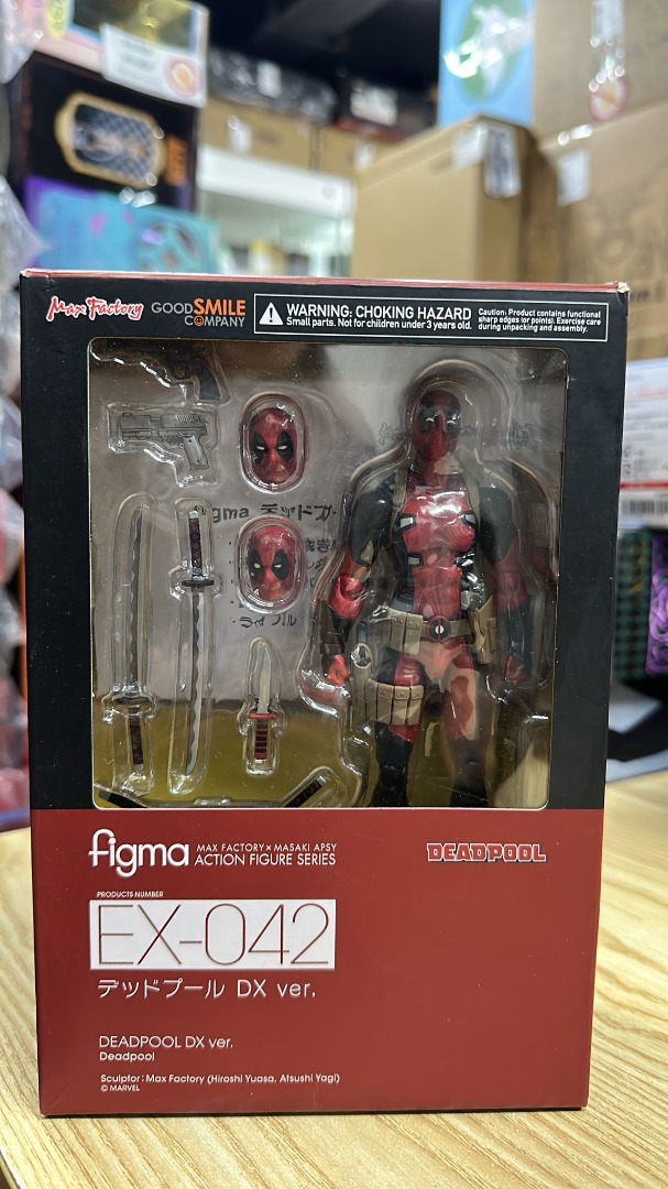 sold (N)開封品Max Factory Figma EX-042 Deadpool DX Ver 死侍, 興趣