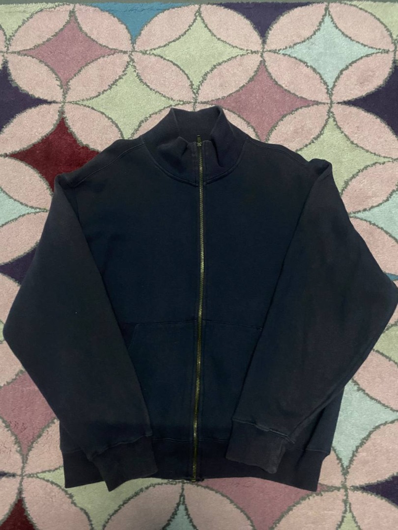 NAVY BLUE CHAMPION ZIP JUMPER SIZE M Men s Fashion Coats