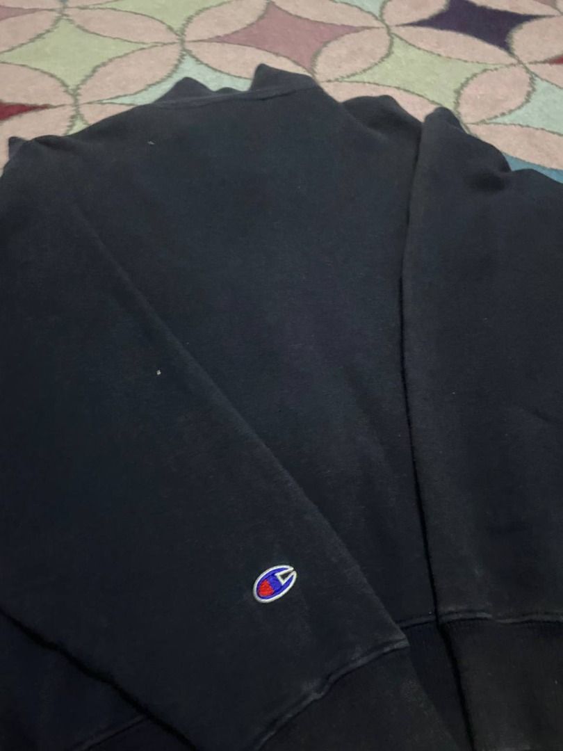 NAVY BLUE CHAMPION ZIP JUMPER SIZE M Men s Fashion Coats