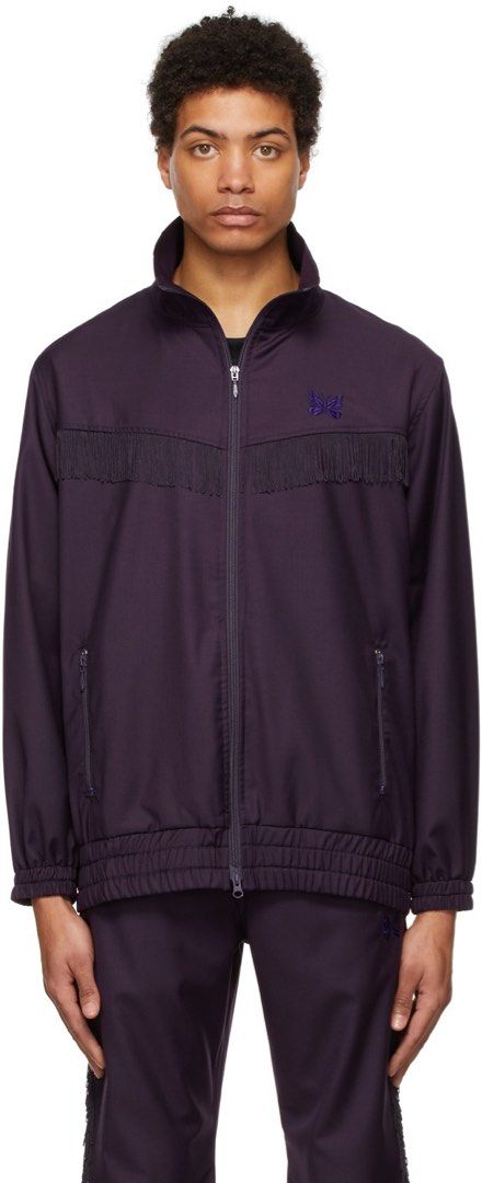 Needles Purple Fringe Track Jacket 紫色流蘇外套S號mmy nb