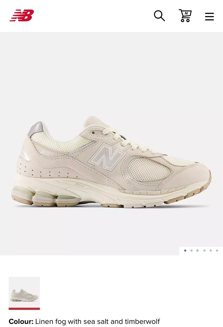New Balance 2002r [Sea Salt & Timberwolf], Women's Fashion, Footwear ...
