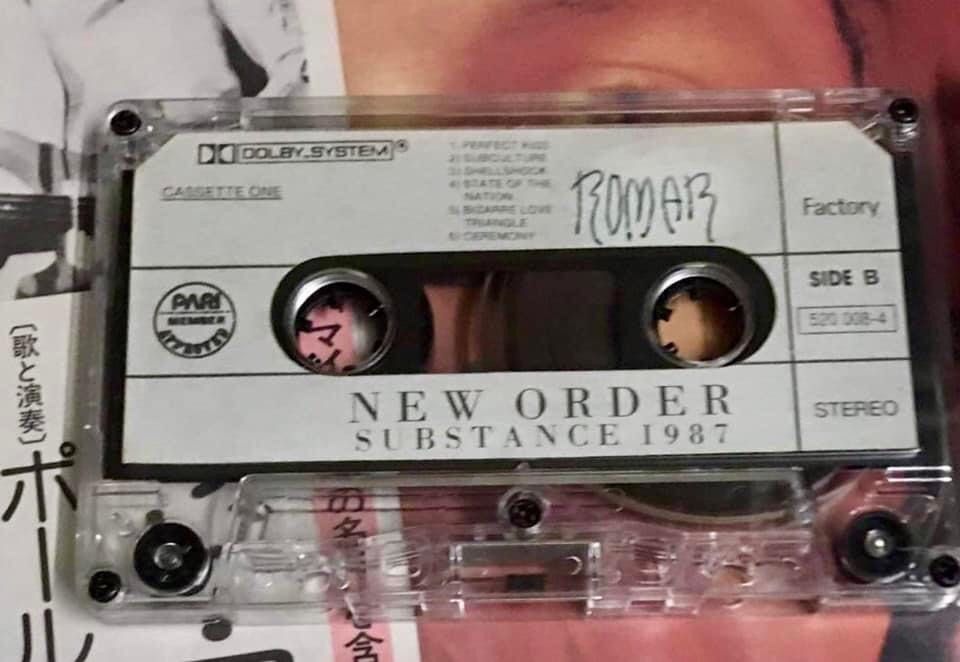 NEW ORDER - SUBSTANCE CASSETTE TAPE RARE PHILIPPINES NEW WAVE