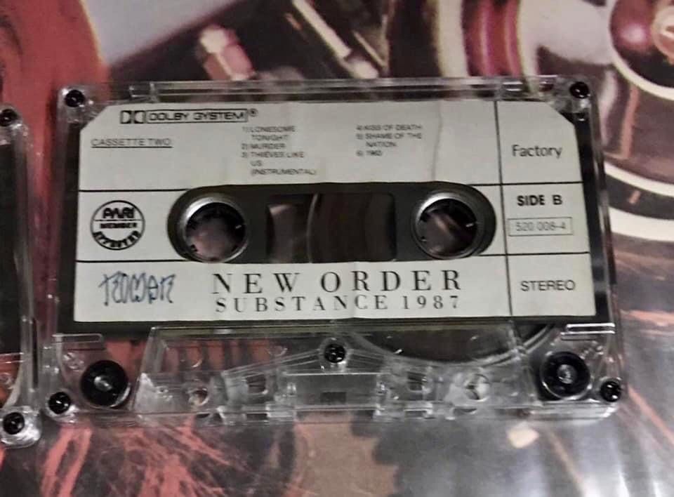 NEW ORDER - SUBSTANCE CASSETTE TAPE RARE PHILIPPINES NEW WAVE