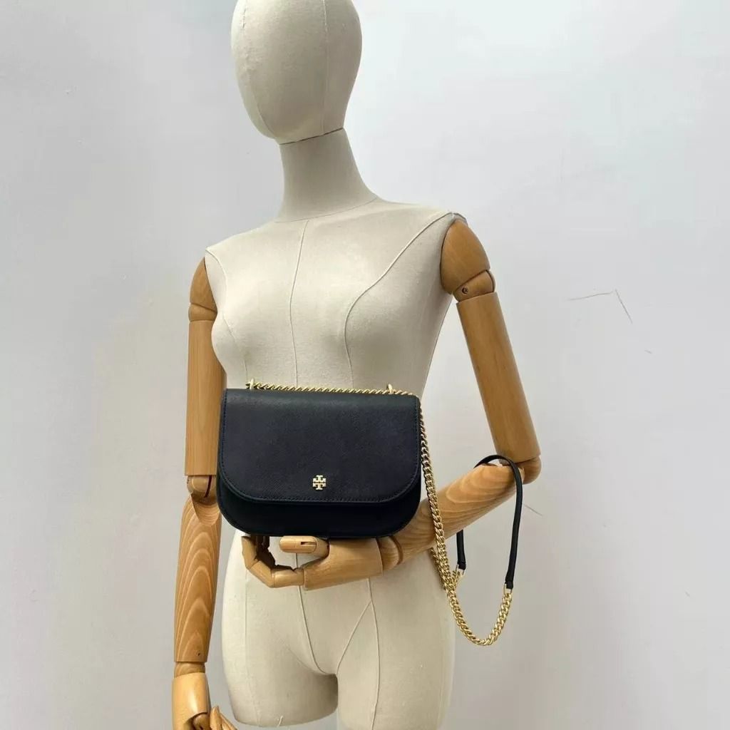 Tory burch whipstitch logo adjustable chain crossbody hot sale