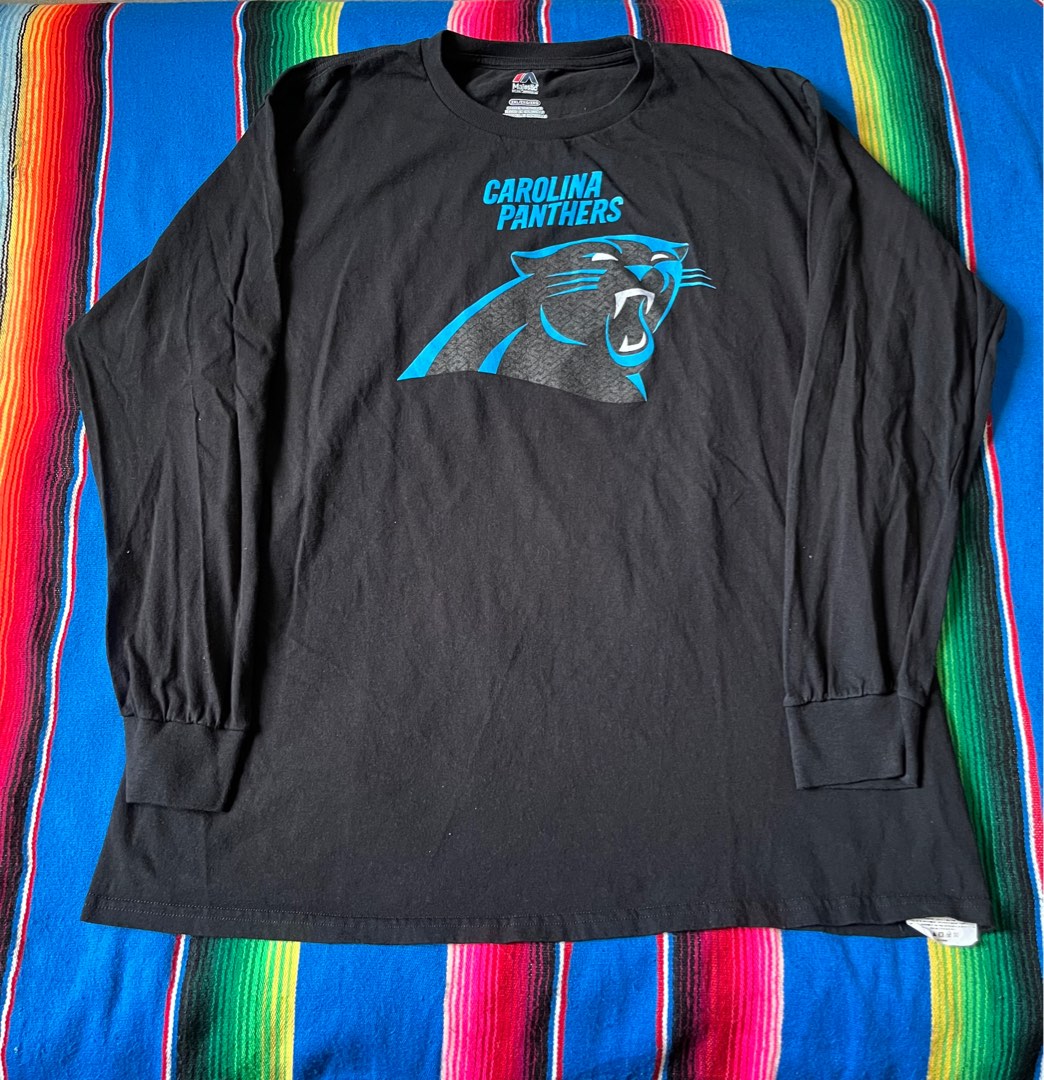 NFL Carolina Panthers Long Sleeve Tee Men s Fashion Tops Sets