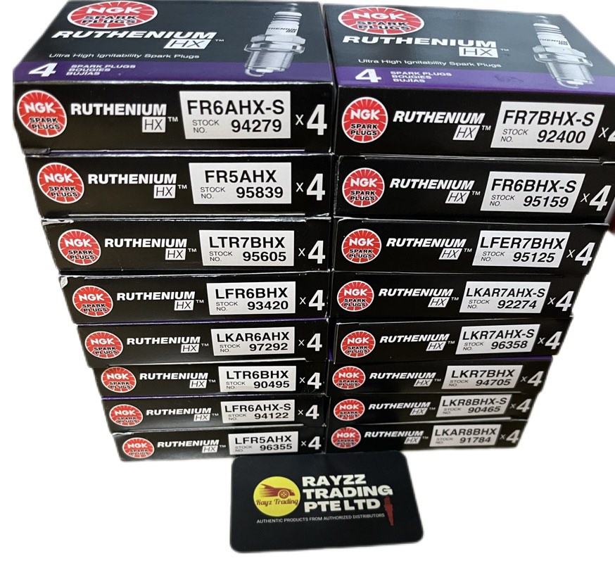 Ngk Spark Plugs NGK Ruthenium HX Spark Plugs - Set Of 6 (Part