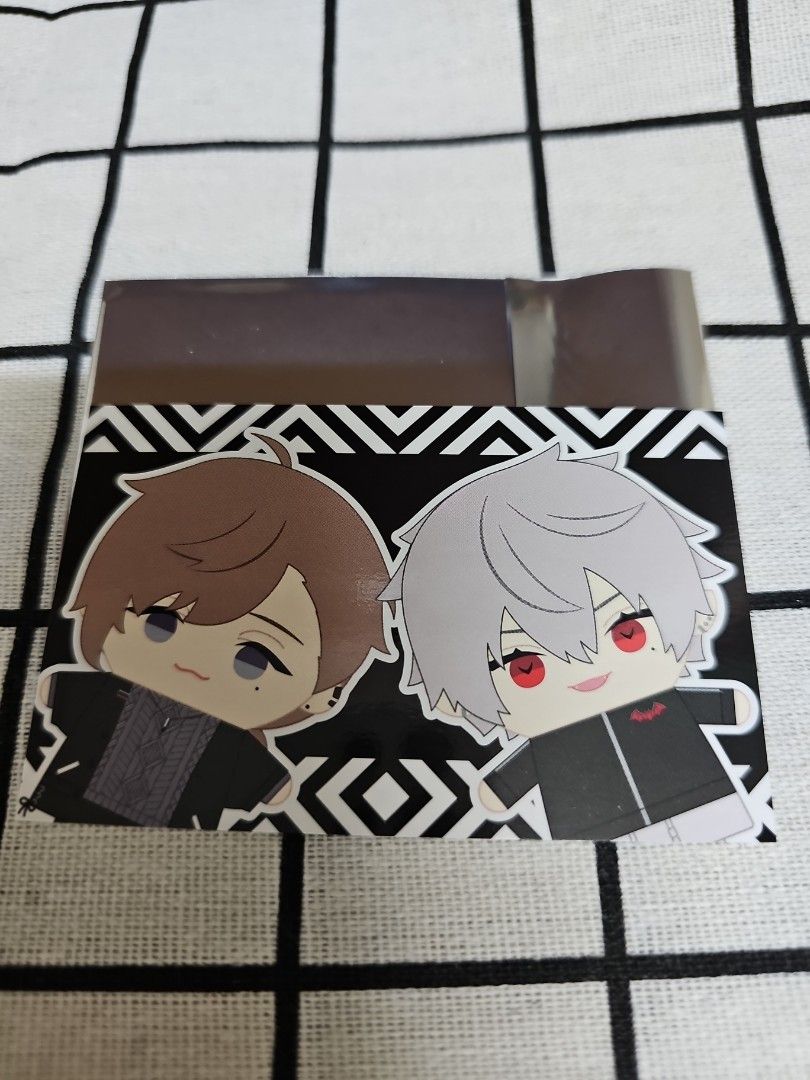NIJI Puppet Goods Perk Illustration Card - ChroNoiR 叶&葛葉, 其他, 其他 ...