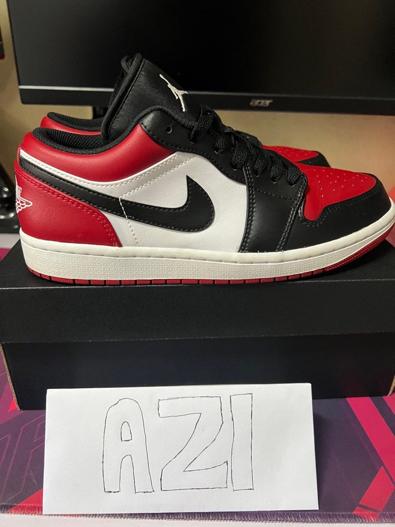 nike aj1 bred toe