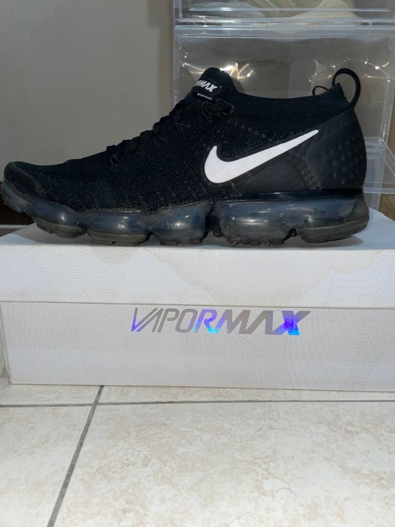 Nike vapormax new arrivals black white tick