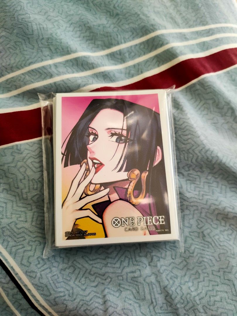 One Piece Card Game Boa Hancock Sleeves - 70 Count Official Bandai Premium Sleeves
