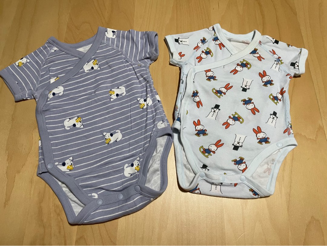 Onesies for newborns (Uniqlo), Babies & Kids, Babies & Kids Fashion on