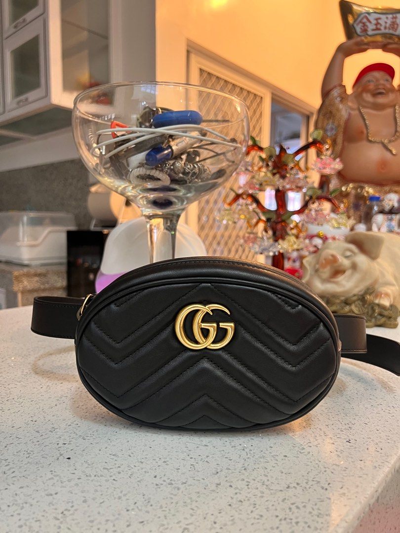 Gucci marmont sale belt used