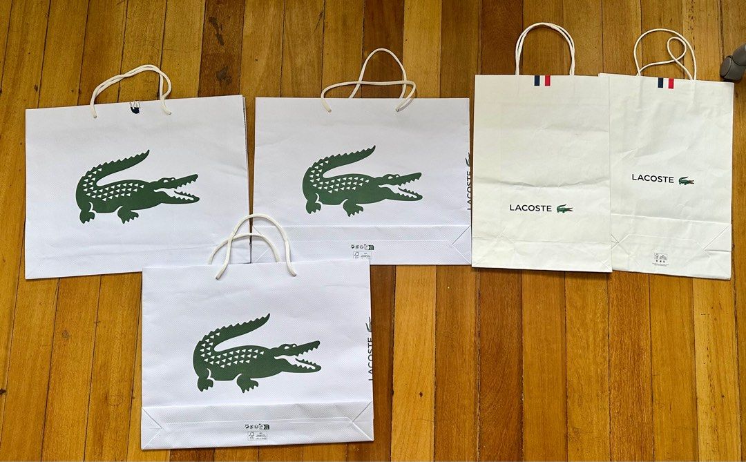 Original Lacoste Paperbag