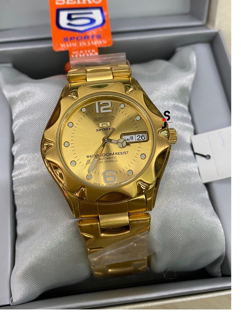 Original Seiko 5 Men s Automatic Sports Stainless Steel SNZ460J1 Men s Fashion Watches Accessories Watches on Carousell