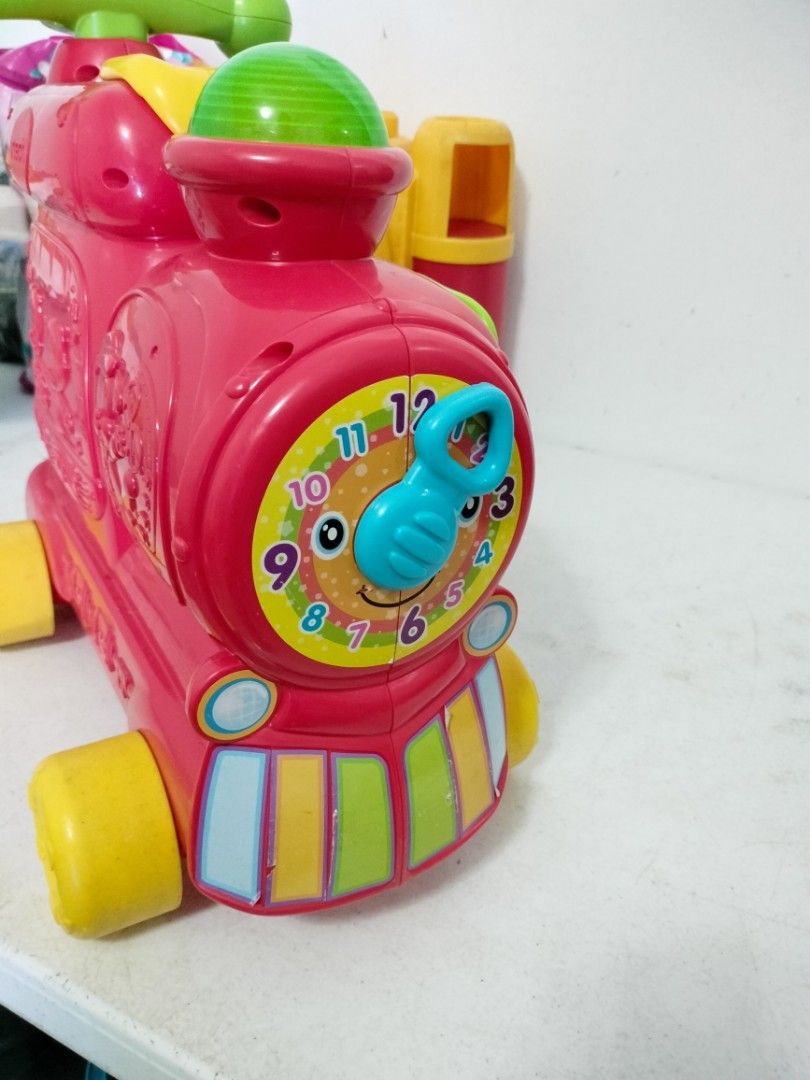 ORIGINAL VTECH SIT-TO-STAND ULTIMATE ALPHABET TRAIN (Category: Infant Playtime) located in Bulacan. Submitted by brandnewprelovedstuffatbp. (Listing ID 1244577150, Image 2). Description: ‼️LIKE NEW CONDITION‼️ ‼️ORIGINAL‼️ ‼️SOUND IS WORKING‼️.