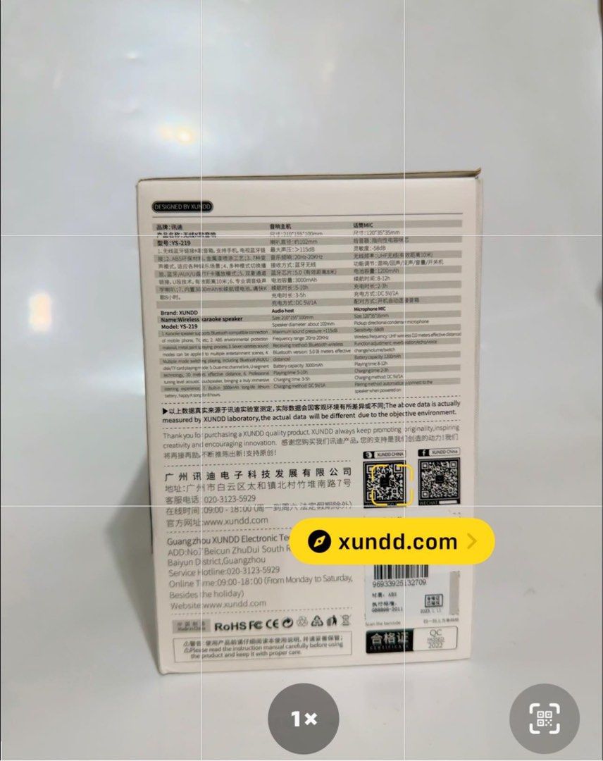 Original Xundd Wireless Portable Karaoke Speaker on Carousell
