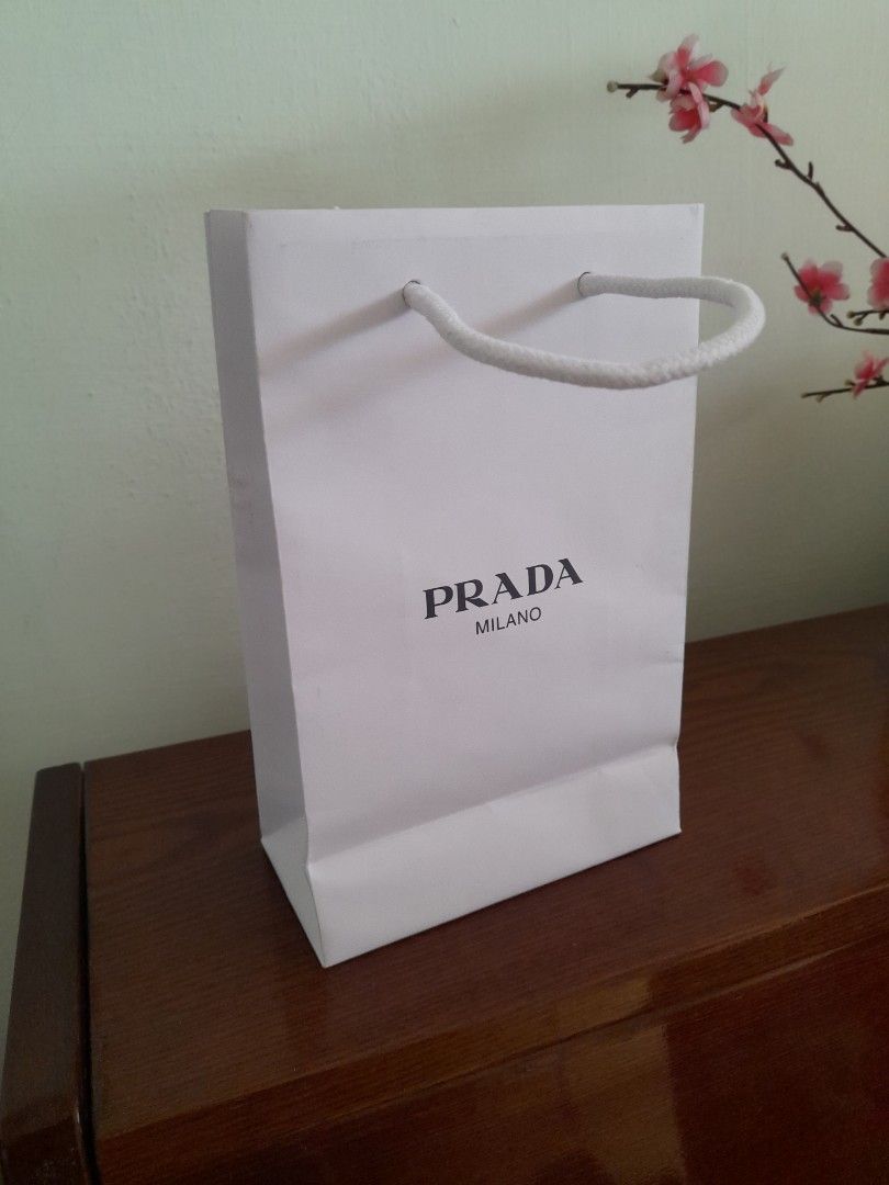 Paper bag PRADA (SOLD), Luxury, Accessories on Carousell
