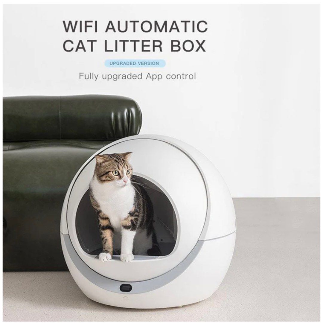 Petree Automatic Self Cleaning Litter Box Upgraded Wifi Version, Pet